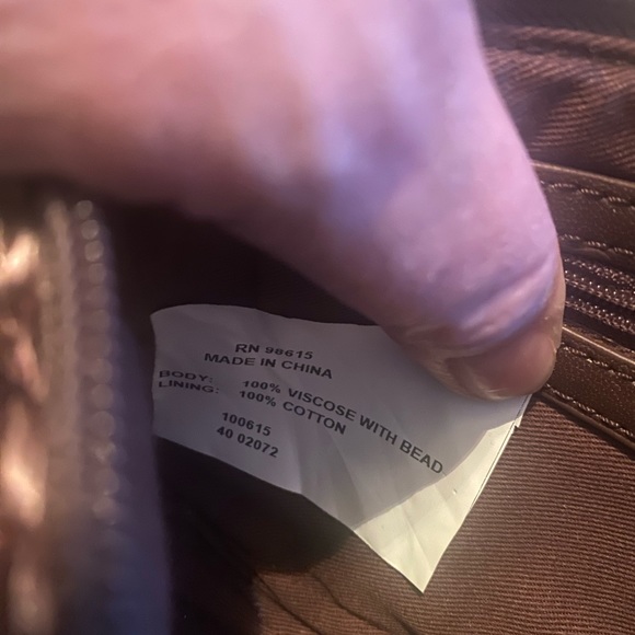 Coldwater Creek Beaded Handbag NWT - Picture 8 of 9